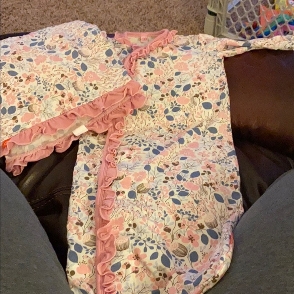 COPY - Magnificent Me Gown, Swaddle & Hat Set